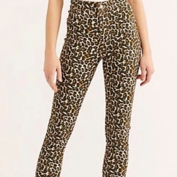 We The Free Leopard Print Pants - Picture 2 of 8